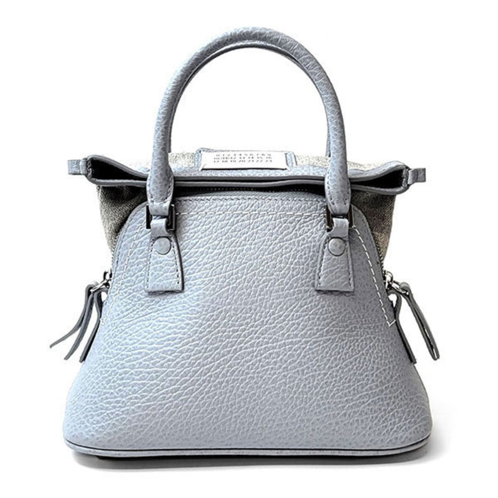 Maison Margiela 5AC Micro Grainy Leather Handbag Pale Blue